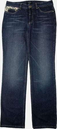 Burberry Womens Burberry Woman Straight Fit 5 Pocket Jeans Denim Blue - Size: 10