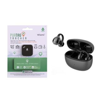 Pursonic True Wireless Stereo Earbuds & Purtag Tracker in Black at Nordstrom