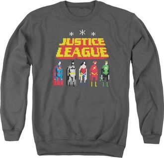 Gildan Justice League of America Standing Below Adult Crewneck Sweatshirt