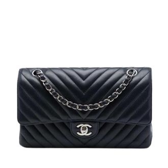 Chanel Pre-owned Vintage Double Flap Shoulder Bag - Dames - Pre-owned - Zwart - Maat: ONE Size Leer