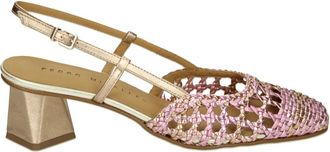 Pedro Miralles Roze Multi Sling-back Sandaal - Dames - Pumps - Roze - 40 EU - Schoenen