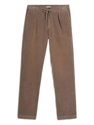Woolrich Milton pleated drawstring trousers - Brown