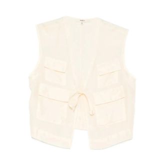 Barena Vests, female, Beige, Size: 3XS Multi Pura Vest