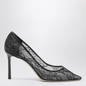 Jimmy Choo London Romy 85 pumps in lace with logo