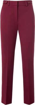 Manila Grace Dames, Broeken, Paars, Maat: XS Leer