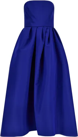 Carolina Herrera Blue Silk dress
