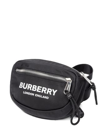 Burberry 2020s heuptas met logoprint - Zwart