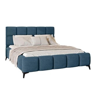 Petits Meubles Cama canap&eacute; 160x200 con somier Madera de pino Azul