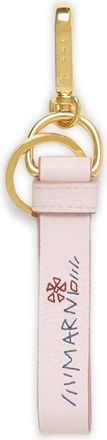 Marni Sleutelhanger met geborduurde bloemen - Roze