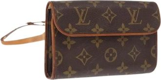 Louis Vuitton Pre-owned Cross Body Bags, female, Brown, Size: ONE SIZE Pre-owned Vintage Canvas Crossbody Bag