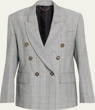 Victoria Beckham Double-Breasted Wool Jacket