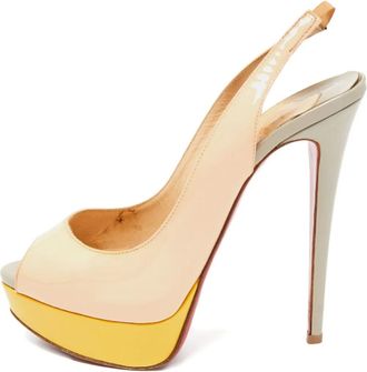 Christian Louboutin Pumps in pelle con tacco 140mm - Multicolore