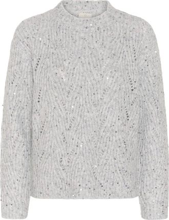 Kaffe Maglieria Girocollo - - Knitwear - Donna - Grigio - S