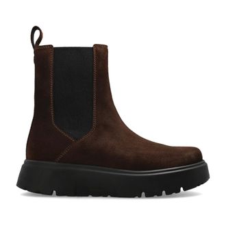 Birkenstock Schoenen, Dames, Bruin, 42 EU, Leer, Klassieke Chelsea Boot