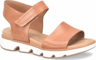 S&ouml;fft Womens Morgan Wedge Sandal In Luggage