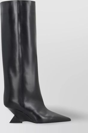 The Attico cheope leather knee boots