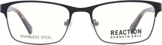 Kenneth Cole Reaction Demo Rectangular Mens Eyeglasses KC0834-1 002 54