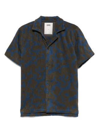 OAS Puzzlotec shirt - men - Cotton - L - Brown