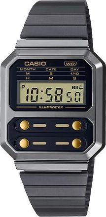 Casio General VINTAGE Japan / South Korea Fashion Waterproof Black Digital A100WEGG-1A2