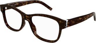 Saint Laurent SLM132005 Tortoiseshell Acetate Eyeglasses - Brown