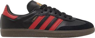 adidas Manchester United Samba Team Sneakers - Heren - Skateschoenen - Zwart - 43 1/3 EU - Leer - Fitness