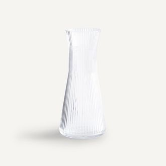 AM.PM Karaf van geribbeld glas, Strivi