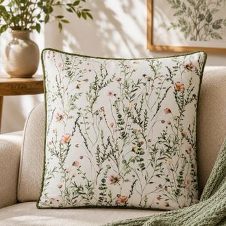 KASANOVA Cuscino divano 45x45 cm fiori colorati