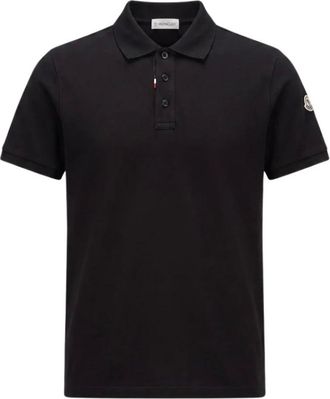 Moncler Heren, Tops, Zwart, Maat: L Katoen