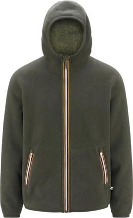 K-Way Jack Sherpa Jacket - Heren - Vesten met rits - Groen - 3XL - Leer - Hoodies & sweatvesten