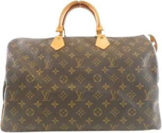 Louis Vuitton Vintage, unisex, Bruin, ONE Size, Pre-owned Monogram Boston Bag