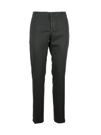 Dondup Grey Spiritissimo Modal-Cotton Blend Trousers