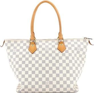 Louis Vuitton Saleya Handbag Damier MM tote bag - White