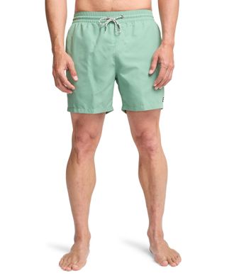 Billabong Badeshorts BILLABONG ALL DAY LB, Herren, Gr. L, N-Gr, gr&uuml;n ash, Obermaterial: 100% Polyester, Badehosen Badeshorts, sportlicher Stil, mit Kordelzug, a