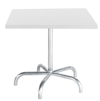 Schubiger M&ouml;bel Metalltisch S&auml;ntis Quadratisch