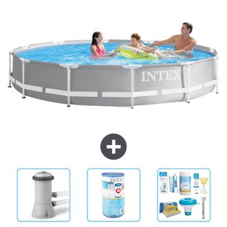 Intex Piscina Prism Frame Redonda - 366x76 Cm - 6-piezas S22483