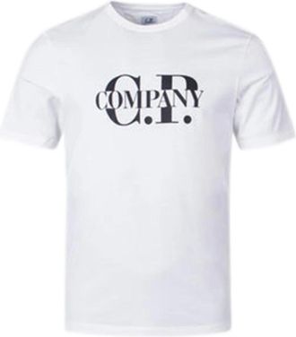 C.P. Company Hombre, Camisetas, Blanco, Talla: L