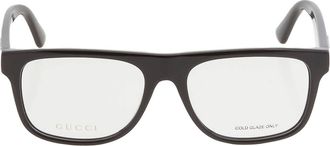 Gucci Demo Rectangular Mens Eyeglasses GG1117O 001 56