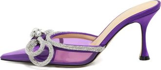 Mach & Mach Mules con fiocco - Viola