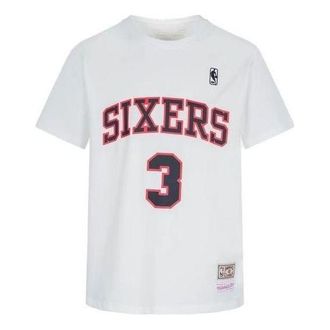 Mitchell & Ness x NBA Philadelphia 76ers T-shirt Allen Iverson 3 MNJYSST230132-WHITE
