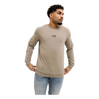 Emporio Armani Sweatshirts, male, Beige, Size: XL 8Npm30 Sweater