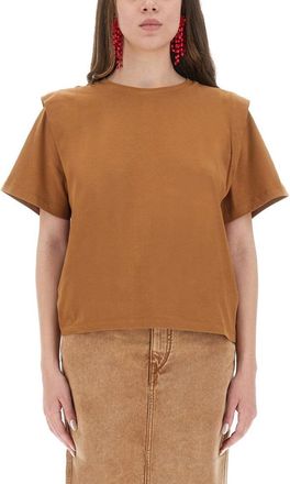Isabel Marant Brown Cotton T-Shirt