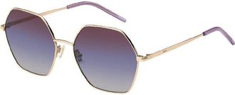 HUGO BOSS BOSS 1589/S 0DDB YU Gold Copper/Burgundy Gradient Violet