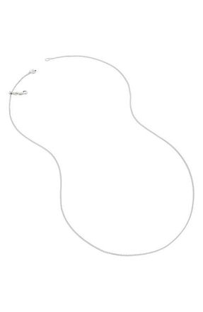 Monica Vinader Fine Chain Necklace in Sterling Silver at Nordstrom
