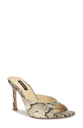 Nine West Kisco Slide Sandal in Light Natural at Nordstrom, Size 6.5