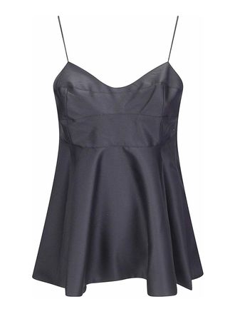 R&oacute;he Bustier Peplum Top