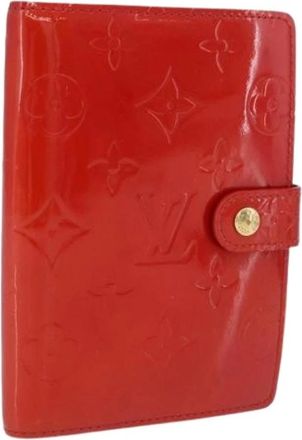 Louis Vuitton Pre-owned Day Planner Cover - Dames - Vintage Accessoires - Rood - ONE Size - Leer - Vintage