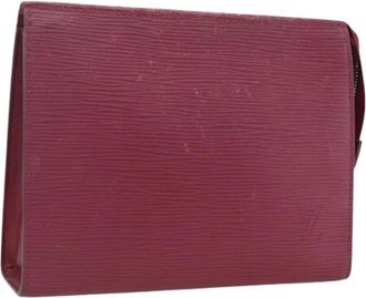 Louis Vuitton Pre-owned Epi Leather Pouch - Dames - Vintage Clutch - Rood - ONE Size - Vintage