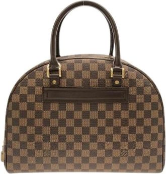 Louis Vuitton Pre-owned Handbags, male, Brown, Size: ONE SIZE Pre-owned Nolita Damier Bag