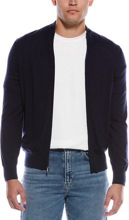 Brooks Brothers Wool Zip Cardigan