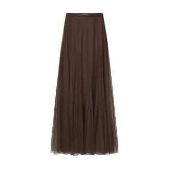 Dante6 Taryn Maxi Rok - Dames - Rokken - Bruin - Maat: XL Viscose